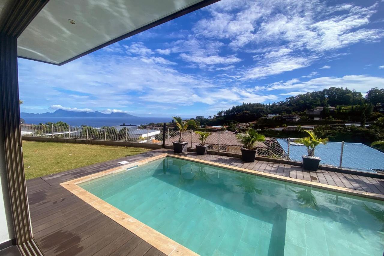 Villa Tiki Wonderfull Sea View Punaauia  Exterior foto