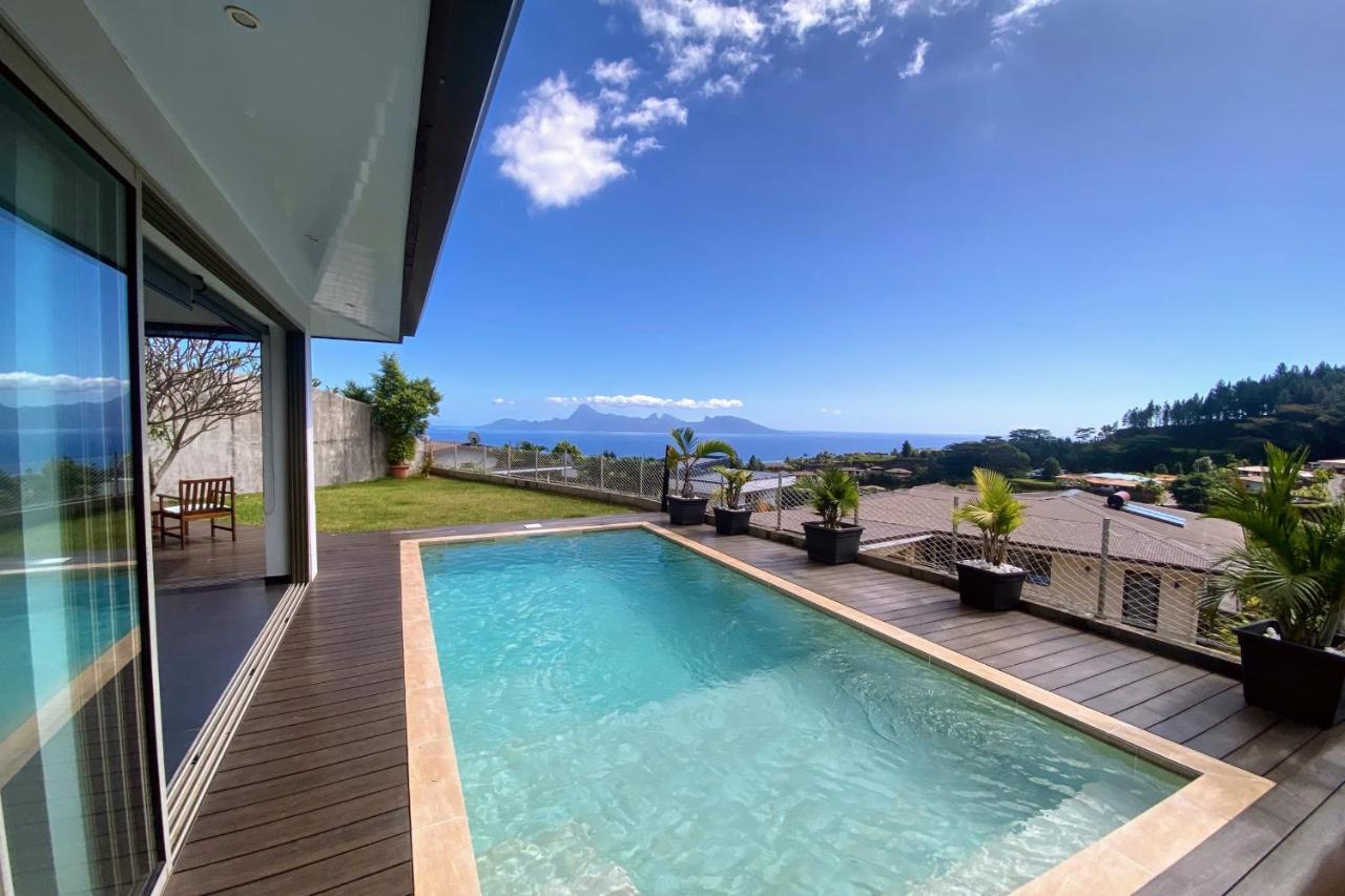 Villa Tiki Wonderfull Sea View Punaauia  Exterior foto