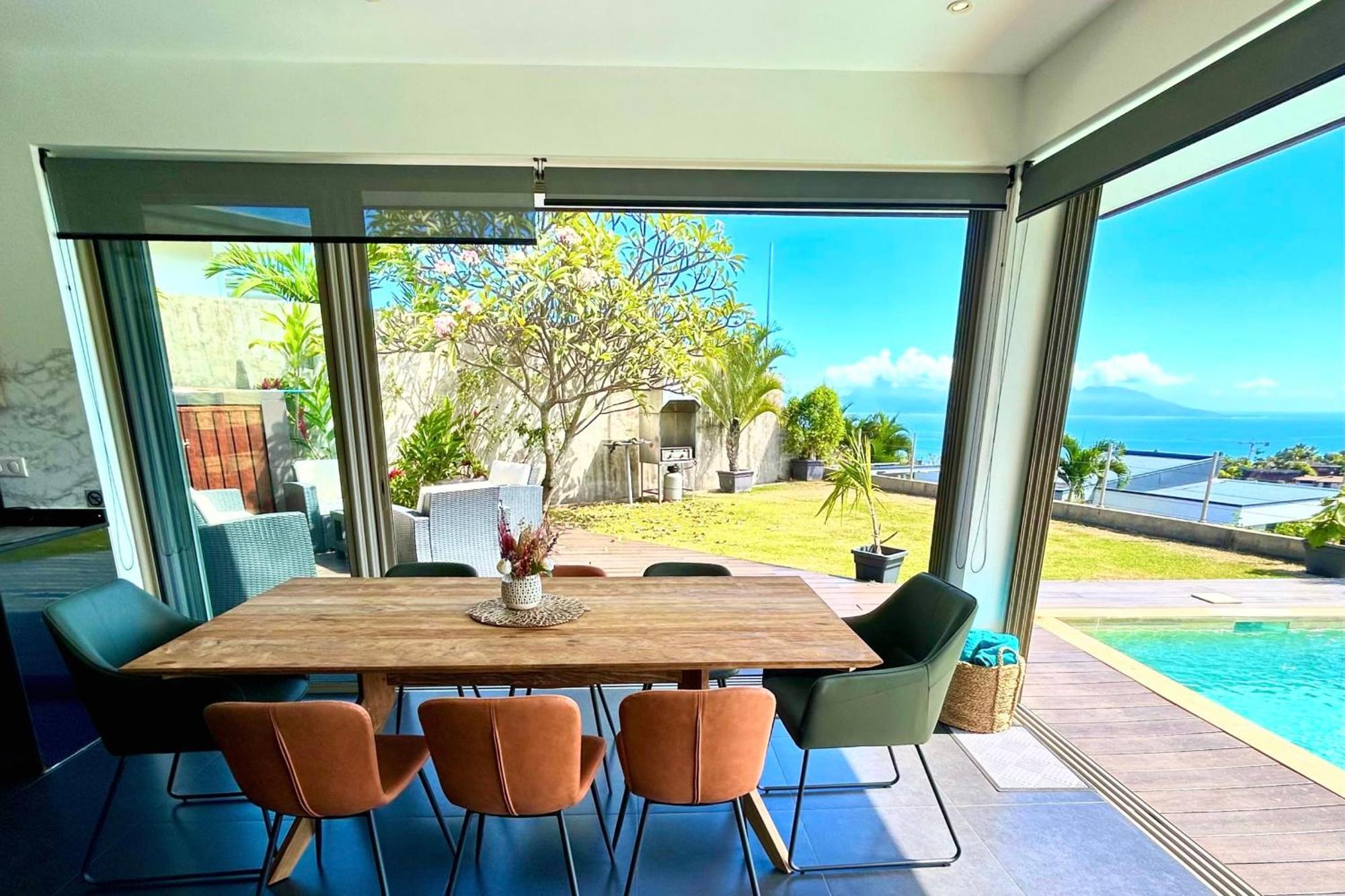 Villa Tiki Wonderfull Sea View Punaauia  Exterior foto